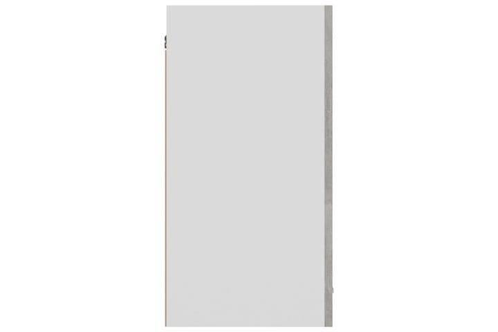 Seinäkaappi betoninharmaa 80x31x60 cm lastulevy - Harmaa - Keittiökaappi - Säilytyskaappi