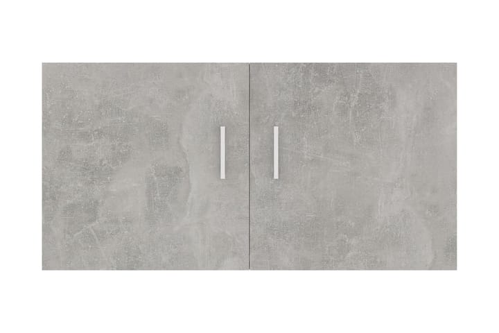 Seinäkaappi betoninharmaa 80x39x40 cm lastulevy - Harmaa - Keittiökaappi - Säilytyskaappi