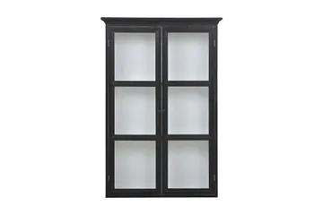 Seinäkaappi Bristol 80 cm - Valkoinen/Musta - Säilytys - Kaappi - Säilytyskaappi