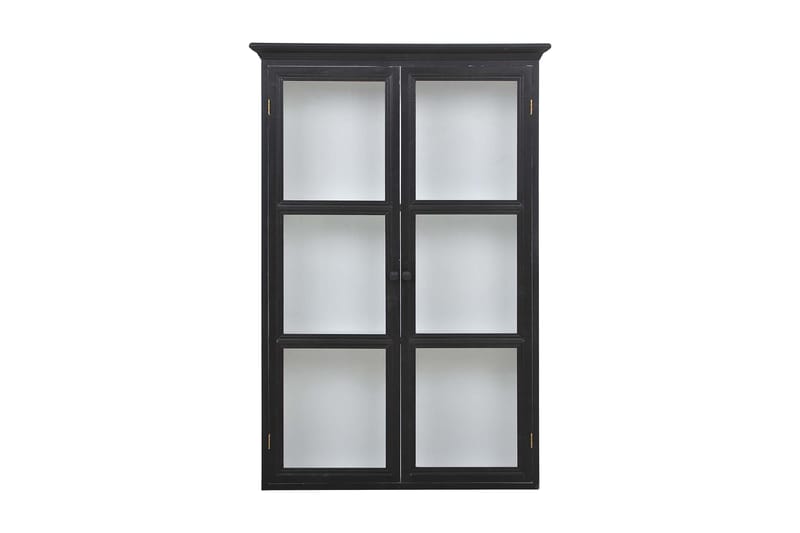 Seinäkaappi Bristol 80 cm - Valkoinen/Musta - Säilytys - Kaappi - Säilytyskaappi