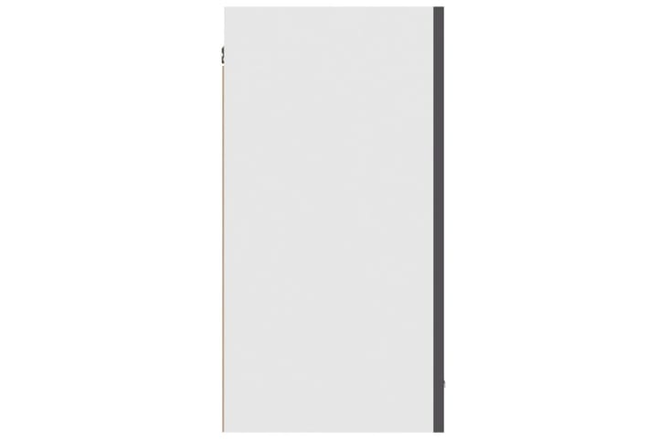 Seinäkaappi harmaa 80x31x60 cm lastulevy - Harmaa - Keittiökaappi - Säilytyskaappi