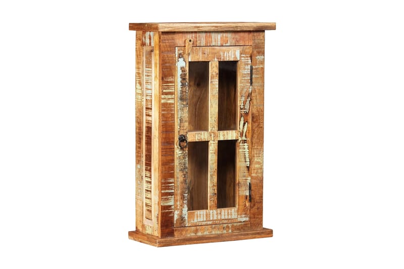 Seinäkaappi kierrätetty puu 44x21x72 cm - Ruskea - Säilytys - Kaappi - Säilytyskaappi