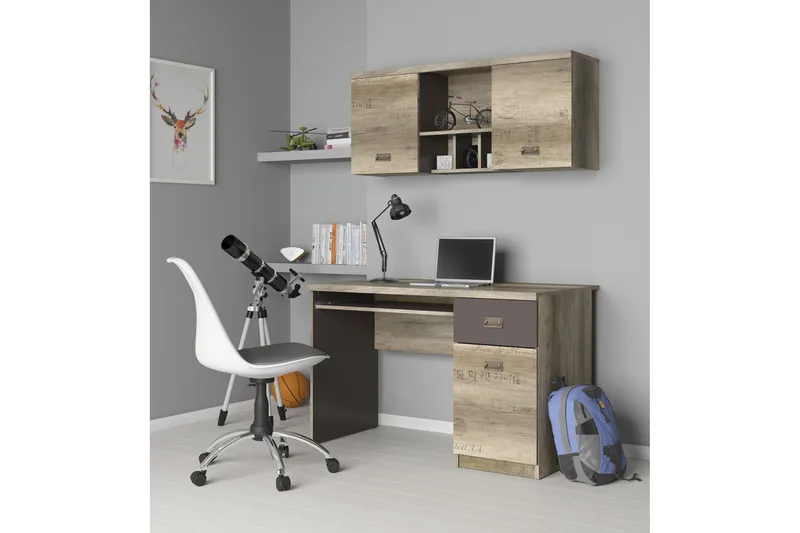 Seinäkaappi Minette - Puu/Luonnonväri - Säilytys - Kaappi - Säilytyskaappi