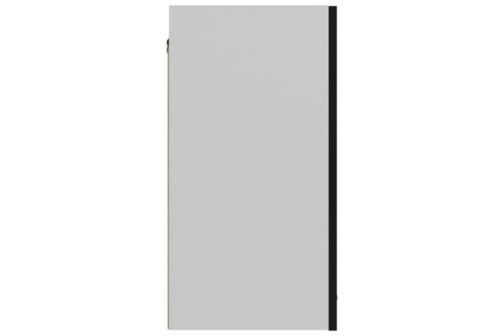Seinäkaappi musta 60x31x60 cm lastulevy - Musta - Keittiökaappi - Säilytyskaappi