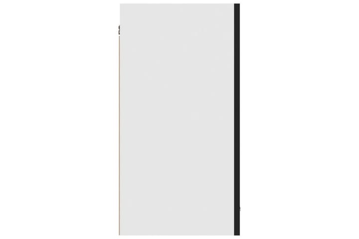 Seinäkaappi musta 80x31x60 cm lastulevy - Musta - Keittiökaappi - Säilytyskaappi
