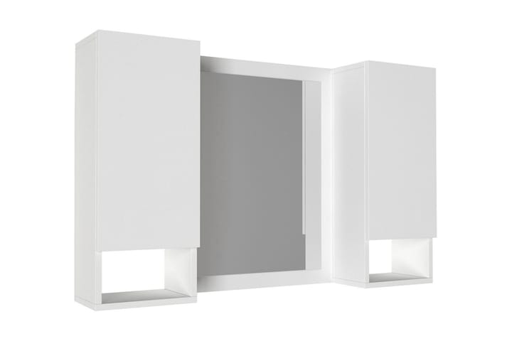 Seinäkaappi Stackebo 119 cm - Valkoinen - Säilytyskaappi