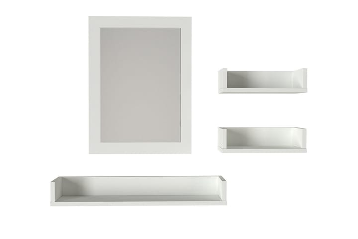 Seinäkaappi Stackebo 720 cm - Valkoinen - Säilytyskaappi