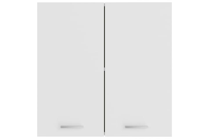 Seinäkaappi valkoinen 60x31x60 cm lastulevy - Valkoinen - Keittiökaappi - Säilytyskaappi