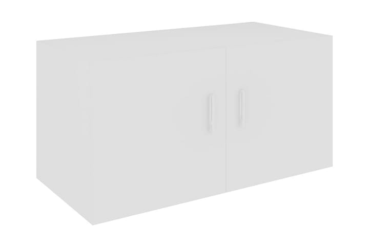Seinäkaappi valkoinen 80x39x40 cm lastulevy - Valkoinen - Keittiökaappi - Säilytyskaappi