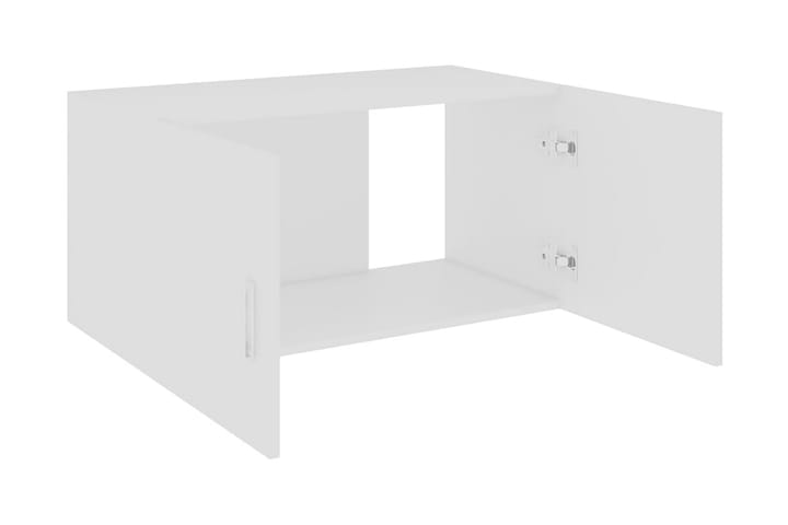 Seinäkaappi valkoinen 80x39x40 cm lastulevy - Valkoinen - Keittiökaappi - Säilytyskaappi