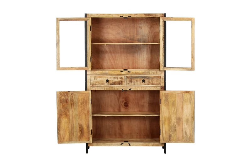 Senkki 100x40x175 cm mangopuu - Ruskea - Säilytys - Kaappi - Säilytyskaappi