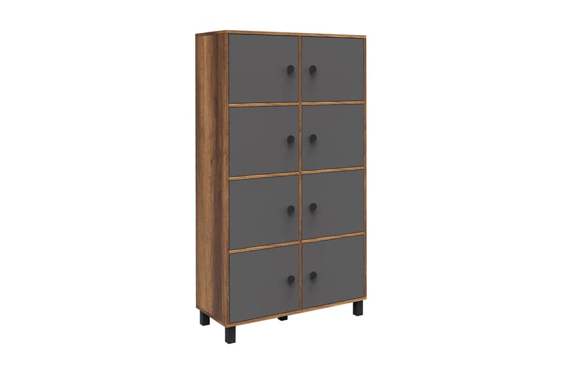 Senkki Dewat 40x96 cm - Tiikki/Antrasiitti - Säilytys - Kaappi - Säilytyskaappi