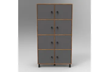 Senkki Dewat 40x96 cm - Tiikki/Antrasiitti - Säilytys - Kaappi - Säilytyskaappi