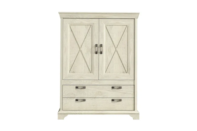 Senkki Hareholme 123 cm - Valkoinen - Säilytys - Säilytyskalusteet - Senkki