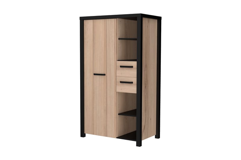 Senkki Havdar 53x91 cm - Ruskea/Musta - Säilytys - Kaappi - Säilytyskaappi