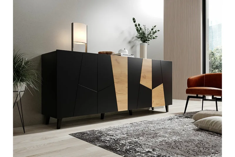 Strontian Highboard Scandinavian Choice Black - Säilytys - Kaappi - Säilytyskaappi