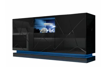 Strontian Highboard Scandinavian Choice Black - Säilytys - Kaappi - Säilytyskaappi