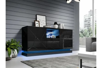Strontian Highboard Scandinavian Choice Black - Säilytys - Kaappi - Säilytyskaappi