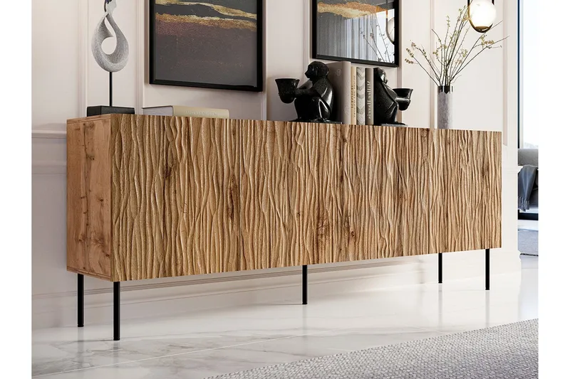 Strontian Highboard Scandinavian Choice Black - Säilytys - Kaappi - Säilytyskaappi