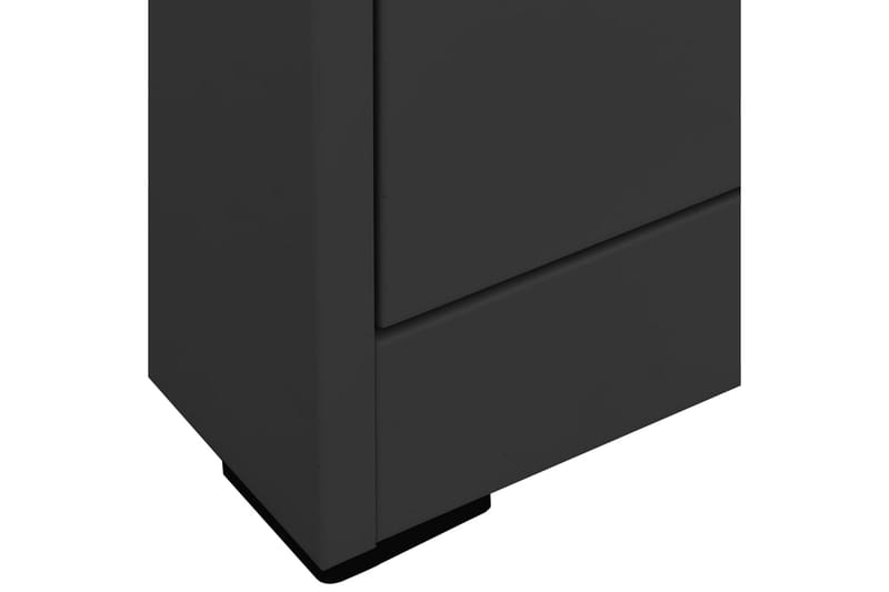 Arkistokaappi antrasiitti 46x62x72,5 cm teräs - Antrasiitti - Säilytys - Kaappi - Säilytyskaappi - Toimistokaappi - Asiakirjakaappi