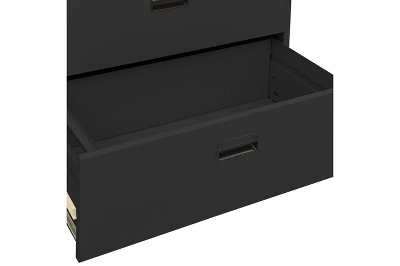 Arkistokaappi antrasiitti 90x46x134 cm teräs - Antrasiitti - Säilytys - Kaappi - Säilytyskaappi - Toimistokaappi - Asiakirjakaappi