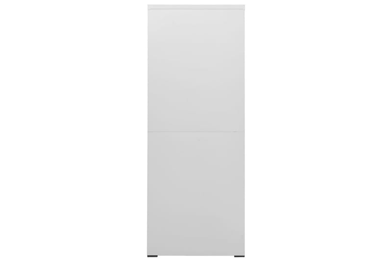 Arkistokaappi vaaleanharmaa 46x62x164 cm teräs - Harmaa - Säilytys - Kaappi - Säilytyskaappi - Toimistokaappi - Arkistokaappi & kansiokaappi