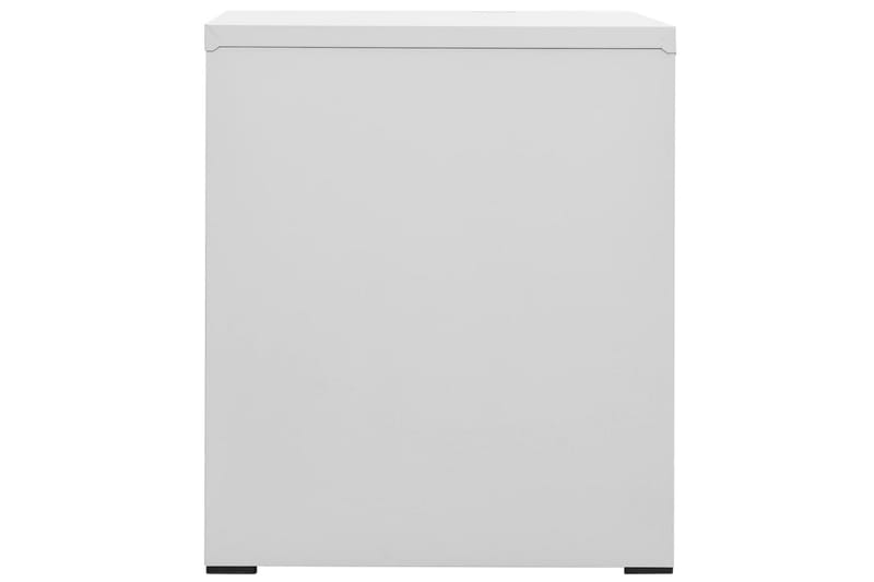 Arkistokaappi vaaleanharmaa 46x62x72,5 cm teräs - Harmaa - Säilytys - Kaappi - Säilytyskaappi - Toimistokaappi - Asiakirjakaappi