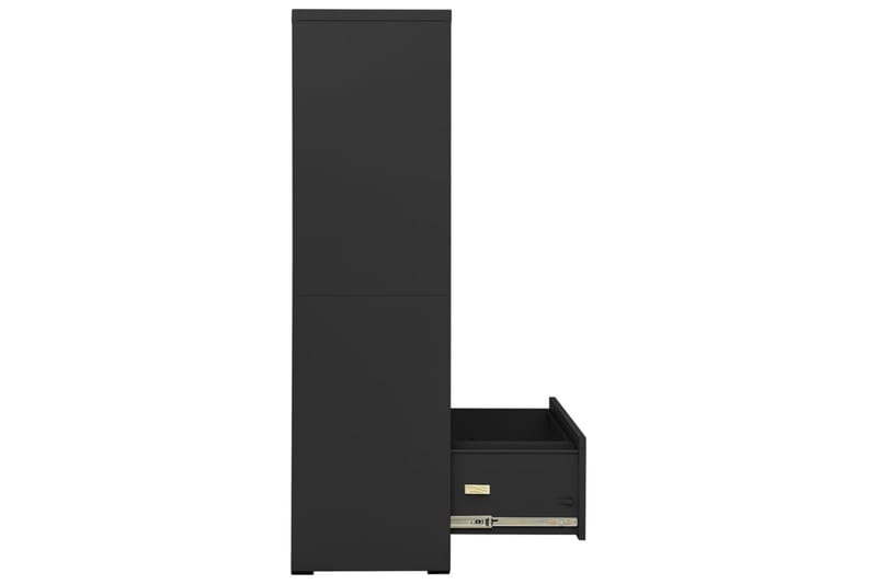 Arkistokaappi antrasiitti 90x46x164 cm teräs - Antrasiitti - Säilytys - Kaappi - Säilytyskaappi - Toimistokaappi - Asiakirjakaappi