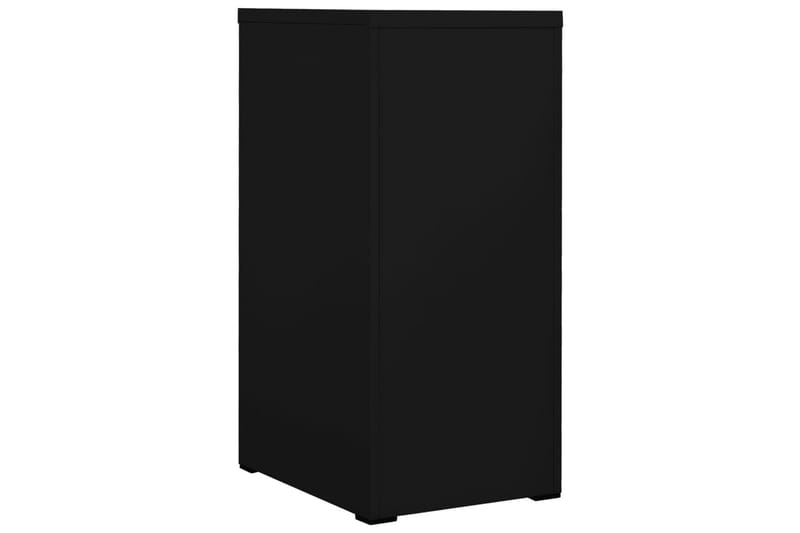 Arkistokaappi musta 46x62x102,5 cm teräs - Musta - Säilytys - Kaappi - Säilytyskaappi - Toimistokaappi - Asiakirjakaappi