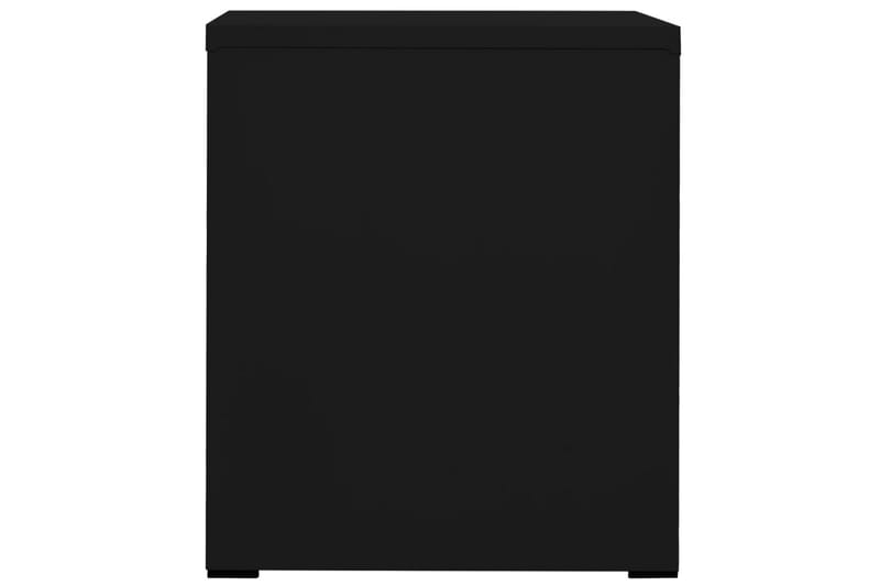 Arkistokaappi musta 46x62x72,5 cm teräs - Musta - Säilytys - Kaappi - Säilytyskaappi - Toimistokaappi - Asiakirjakaappi