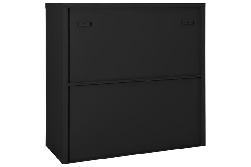 Liukuovikaappi antrasiitti 90x40x90 cm teräs - Säilytys - Kaappi - Säilytyskaappi - Toimistokaappi - Asiakirjakaappi