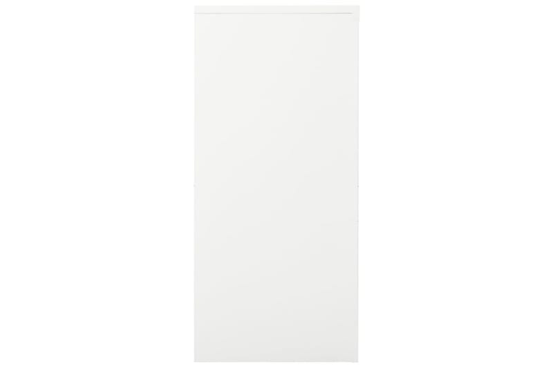 Liukuovikaappi valkoinen 90x40x90 cm teräs - Säilytys - Kaappi - Säilytyskaappi - Toimistokaappi - Asiakirjakaappi