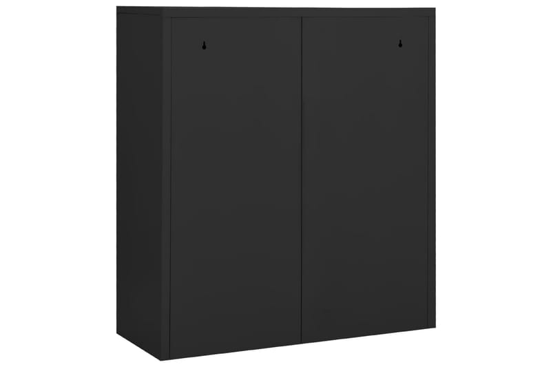 Toimistokaappi antrasiitti 90x40x102 cm teräs - Säilytys - Kaappi - Säilytyskaappi - Toimistokaappi - Asiakirjakaappi