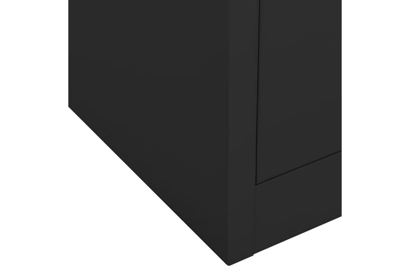 Toimistokaappi antrasiitti 90x40x102 cm teräs - Säilytys - Kaappi - Säilytyskaappi - Toimistokaappi - Asiakirjakaappi
