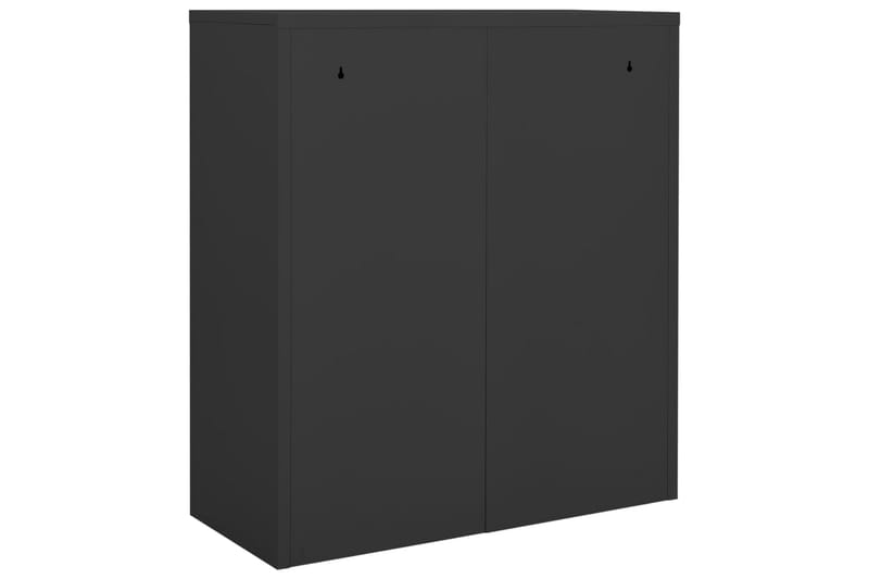 Toimistokaappi antrasiitti 90x40x102 cm teräs - Säilytys - Kaappi - Säilytyskaappi - Toimistokaappi - Asiakirjakaappi