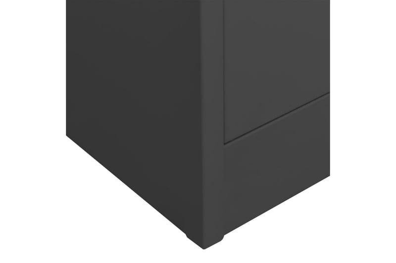 Toimistokaappi antrasiitti 90x40x180 cm teräs - Antrasiitti - Säilytys - Kaappi - Säilytyskaappi - Toimistokaappi - Asiakirjakaappi