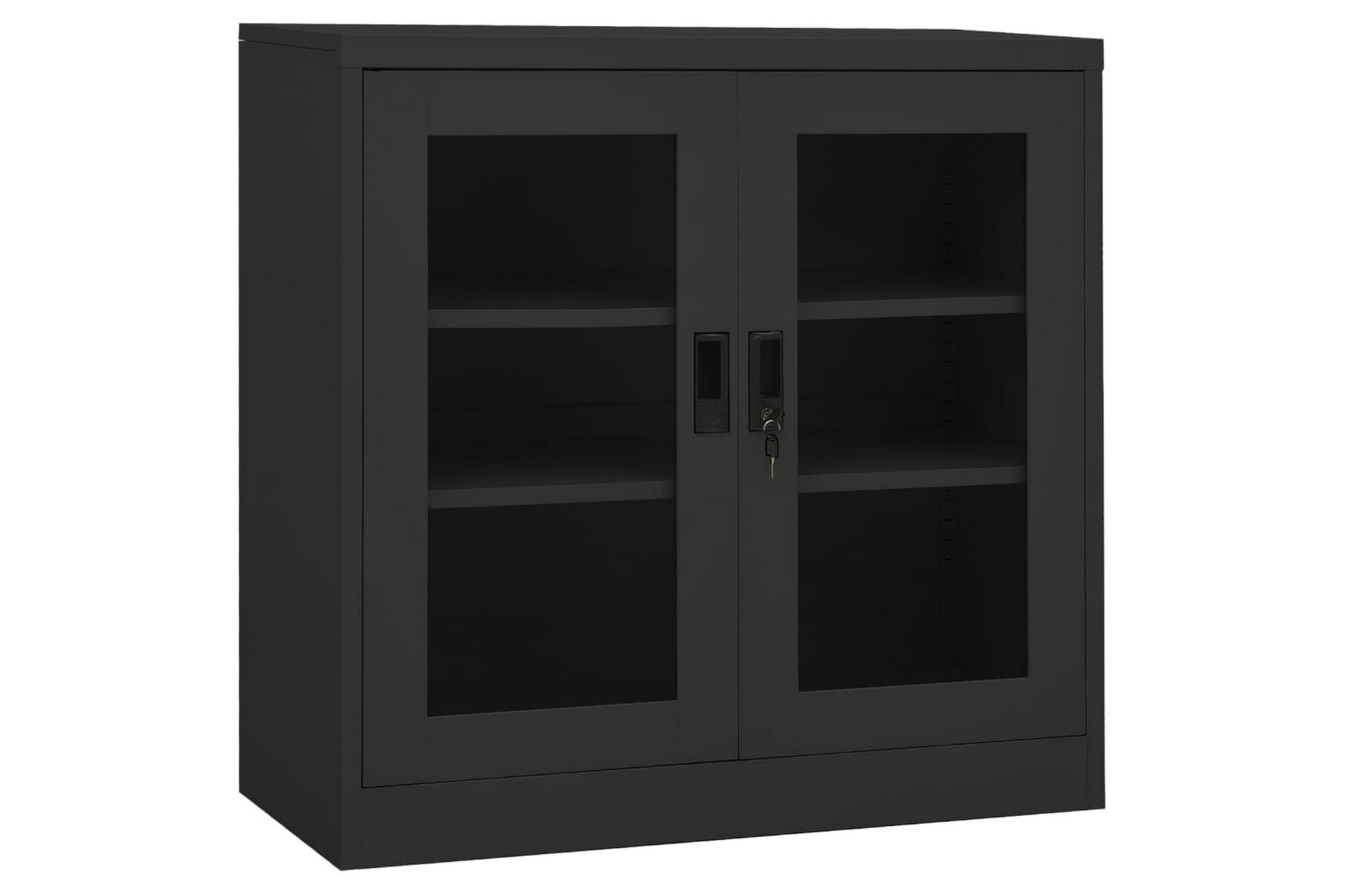 Toimistokaappi antrasiitti 90x40x90 cm teräs - Antrasiitti - Säilytys - Kaappi - Säilytyskaappi - Toimistokaappi - Asiakirjakaappi