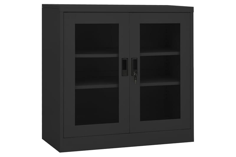 Toimistokaappi antrasiitti 90x40x90 cm teräs - Antrasiitti - Säilytys - Kaappi - Säilytyskaappi - Toimistokaappi - Asiakirjakaappi