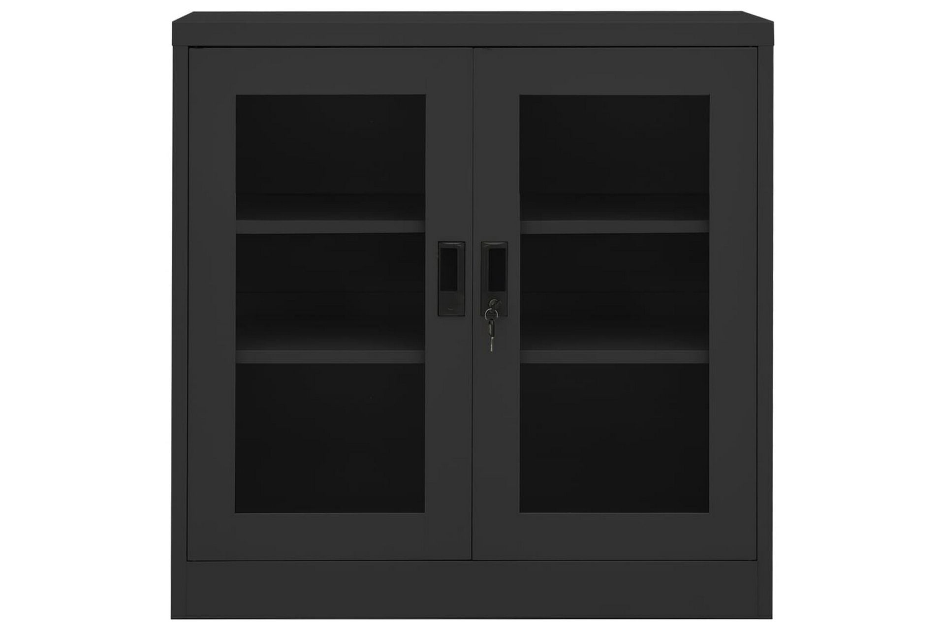 Toimistokaappi antrasiitti 90x40x90 cm teräs - Antrasiitti - Säilytys - Kaappi - Säilytyskaappi - Toimistokaappi - Asiakirjakaappi