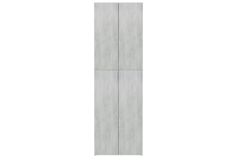 Toimistokaappi betoninharmaa 60x32x190 cm lastulevy - Harmaa - Säilytys - Kaappi - Säilytyskaappi - Toimistokaappi - Asiakirjakaappi