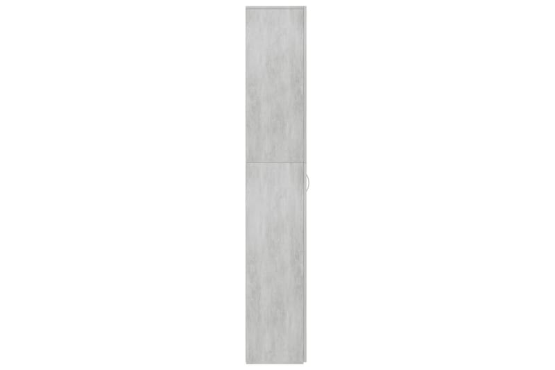 Toimistokaappi betoninharmaa 60x32x190 cm lastulevy - Harmaa - Säilytys - Kaappi - Säilytyskaappi - Toimistokaappi - Asiakirjakaappi