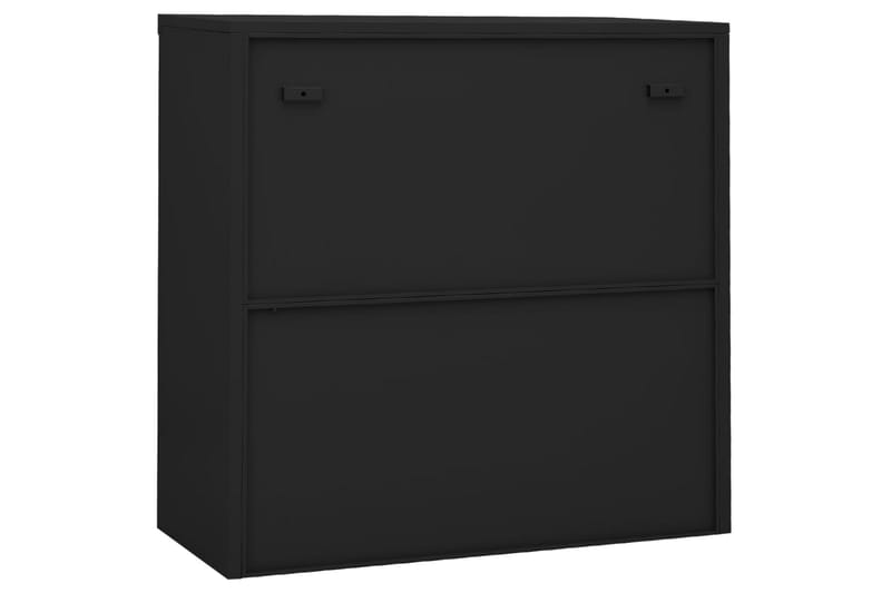 Toimistokaappi liukuovella antrasiitti 90x40x90 cm teräs - Antrasiitti - Säilytys - Kaappi - Säilytyskaappi - Toimistokaappi - Asiakirjakaappi