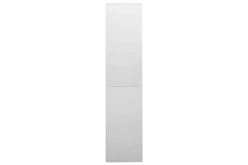 Toimistokaappi liukuovella vaaleanharmaa 90x40x180 cm teräs - Säilytys - Kaappi - Säilytyskaappi - Toimistokaappi - Asiakirjakaappi