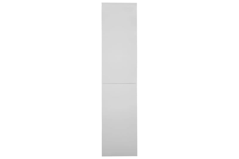 Toimistokaappi liukuovella vaaleanharmaa 90x40x180 cm teräs - Säilytys - Kaappi - Säilytyskaappi - Toimistokaappi - Asiakirjakaappi