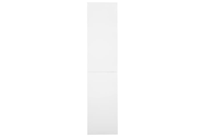 Toimistokaappi liukuovella valkoinen 90x40x180 cm teräs - Toimistokalusteet - Asiakirjakaappi