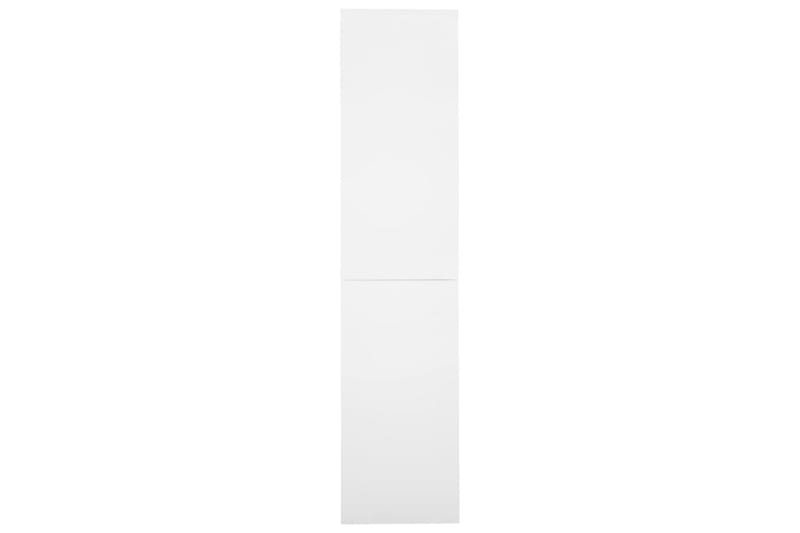 Toimistokaappi liukuovella valkoinen 90x40x180 cm teräs - Säilytys - Kaappi - Säilytyskaappi - Toimistokaappi - Asiakirjakaappi
