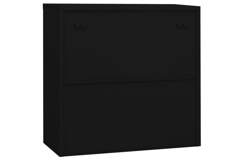 Toimistokaappi musta 90x40x90 cm teräs - Musta - Säilytys - Kaappi - Säilytyskaappi - Toimistokaappi - Asiakirjakaappi