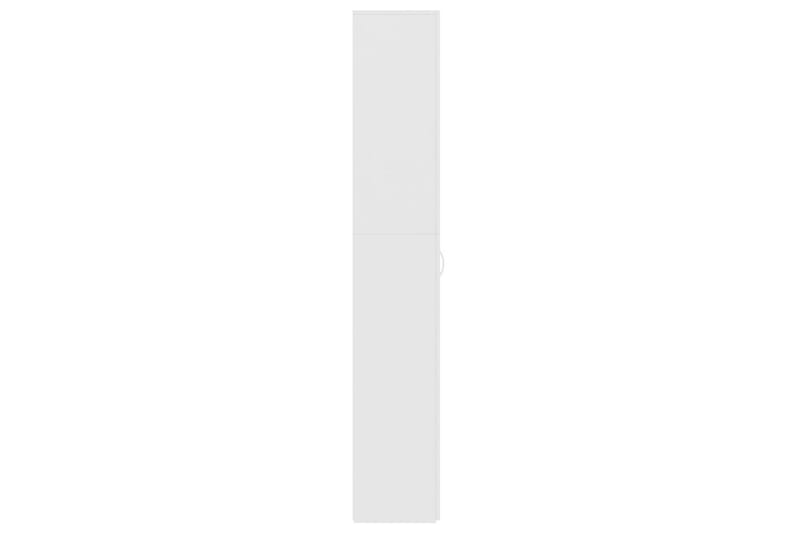 Toimistokaappi valkoinen 60x32x190 cm lastulevy - Valkoinen - Säilytys - Kaappi - Säilytyskaappi - Toimistokaappi - Asiakirjakaappi