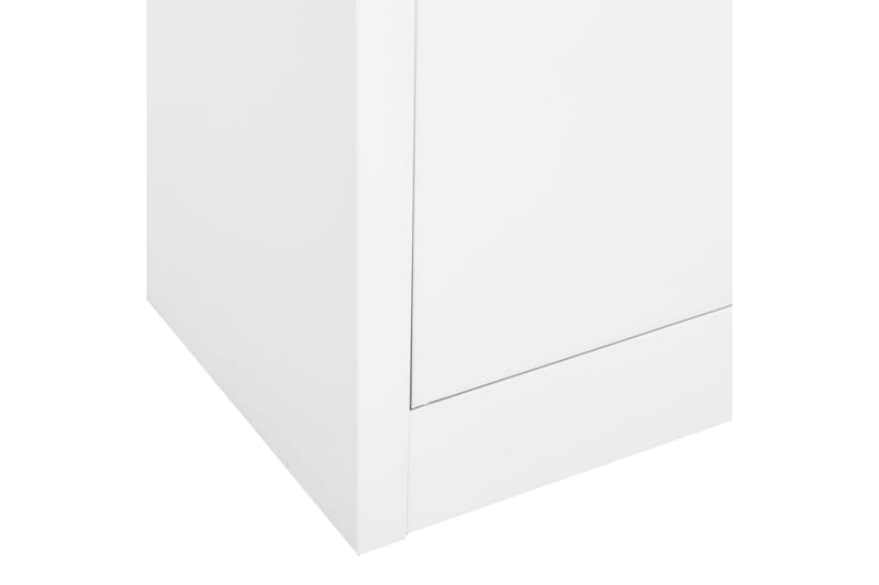 Toimistokaappi valkoinen 90x40x180 cm - Säilytys - Kaappi - Säilytyskaappi - Toimistokaappi - Asiakirjakaappi