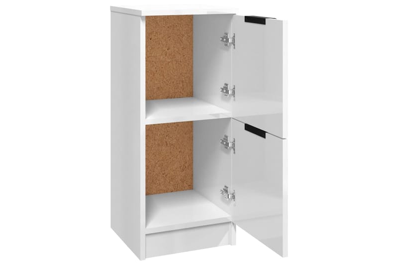 beBasic Senkki korkeakiilto valkoinen 30x30x70 cm tekninen puu - Valkoinen - Säilytys - Kaappi - Säilytyskaappi - Toimistokaappi - Asiakirjakaappi